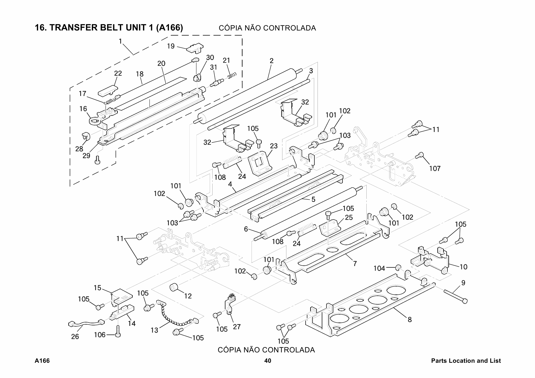 RICOH Aficio 2003 2103 2203 A166 A187 A189 Parts Catalog-4